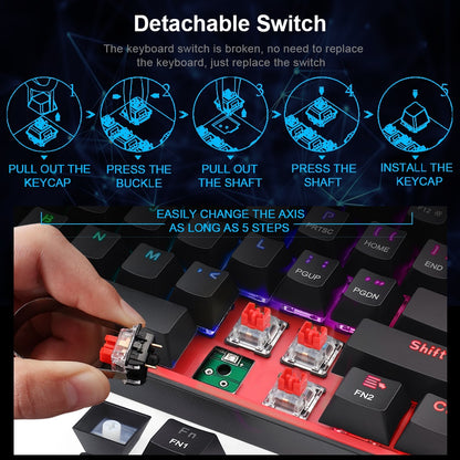 Mechanical Gaming K617 Wired Keyboard - Motherlode Merch
